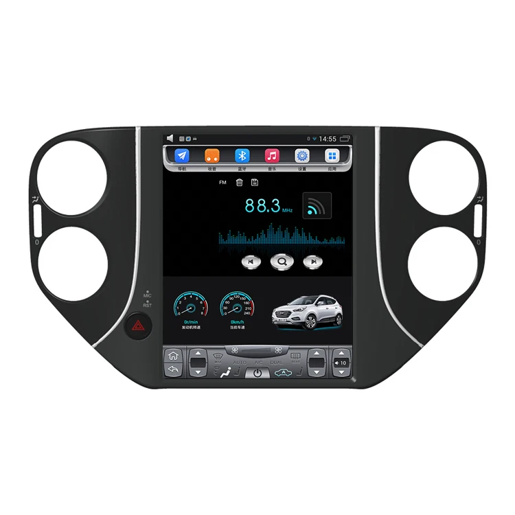 2010 2017 Tiguan 10 4 дюймовый вертикальный сенсорный экран Android автомобильный GPS