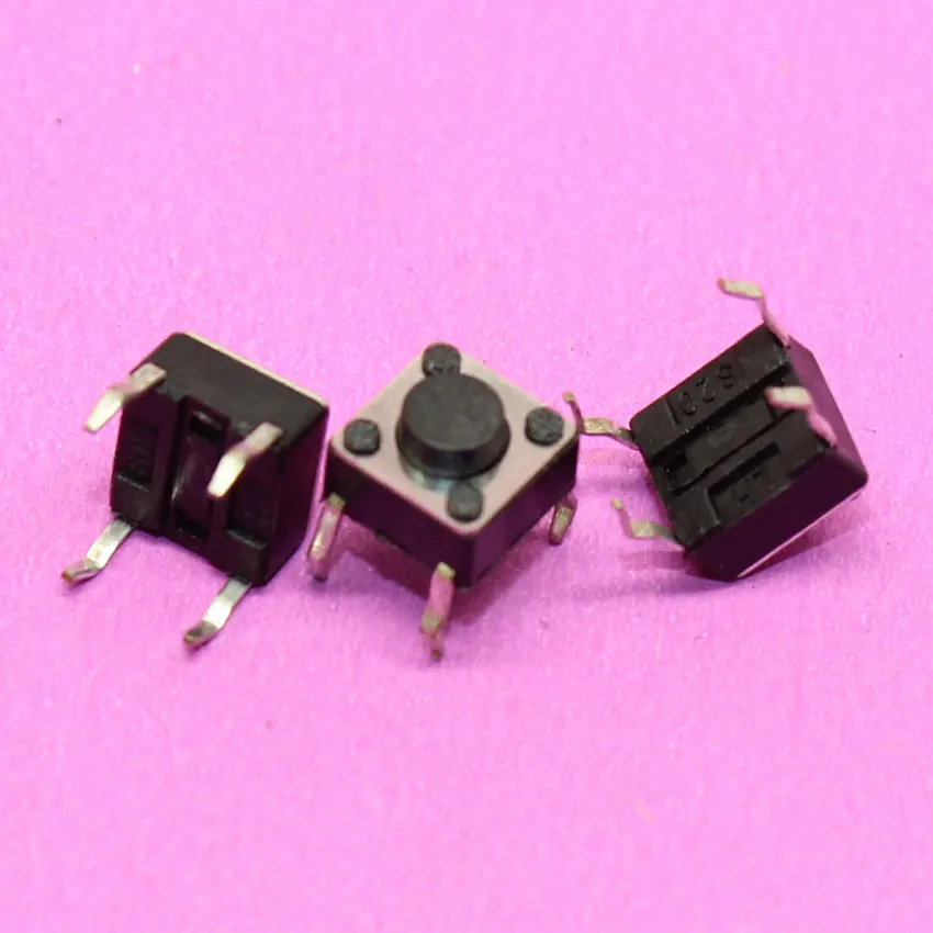

10pcs/lot 6*6 Light micro touch Switch Push Button Switch, 4.3MM DIP 4Pin 6x6 Keys Tact ON OFF