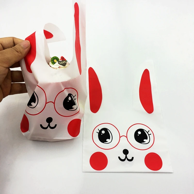 10 шт. пластиковые подарочные пакеты с длинными ушками|packaging supplies|packaging bagspackaging candy |