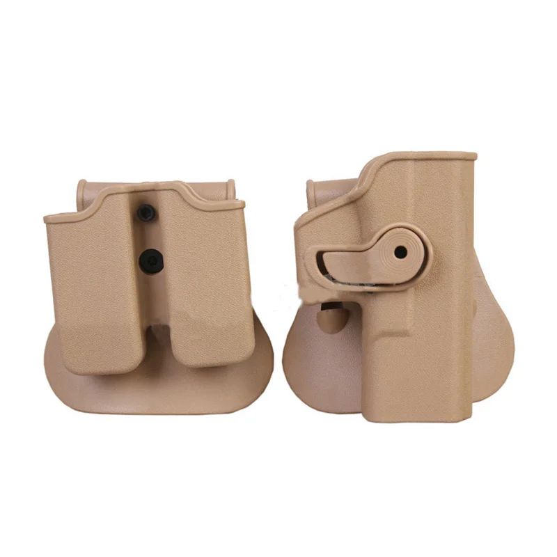 sand IMI Стиль обороны RetentionTactical кобура пистолет для Glock 17 21 пистолеты с подсумок - Цвет: sand