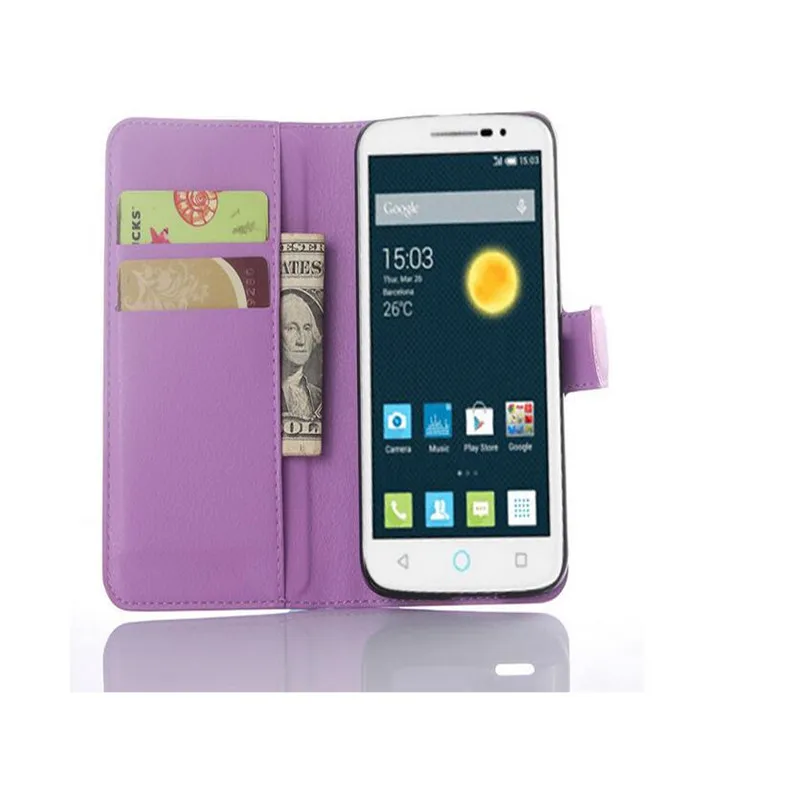 Effelon для Alcatel One Touch POP 2 чехол кошелек стильный книжка телефона подставка слот