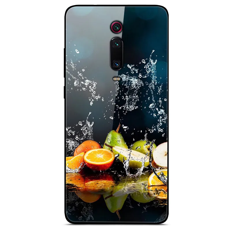 15 Для Xiaomi mi 9T Red mi K20 Pro Чехол закаленное Стекло Чехол Жесткий для задней панели чехол для телефона для Xiao mi Red mi K20 Pro mi 9T Pro ТПУ бампер чехол s - Цвет: 15