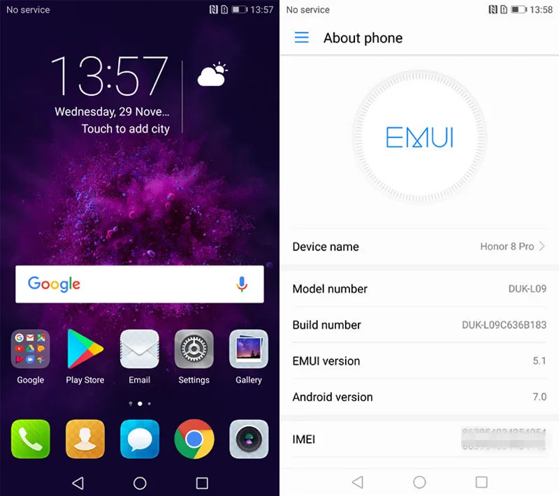 Honor V9 Honor 8 Pro 4G LTE мобильный телефон Kirin 960 Android 7,0 5," 2 K экран 6 Гб ram 128 ГБ rom NFC двойной МП