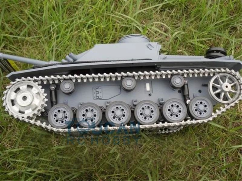 HengLong 1/16 масштаб модернизированная металлическая Версия Немецкий Stug III RTR радиоуправляемая модель танка 3868 TH00047