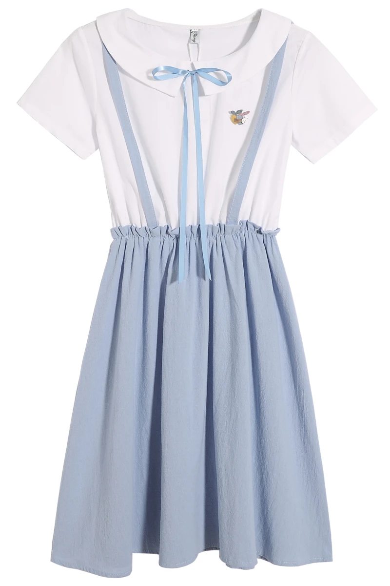 Сексуальное женское рождественское платье с бантом и коротким рукавом летние