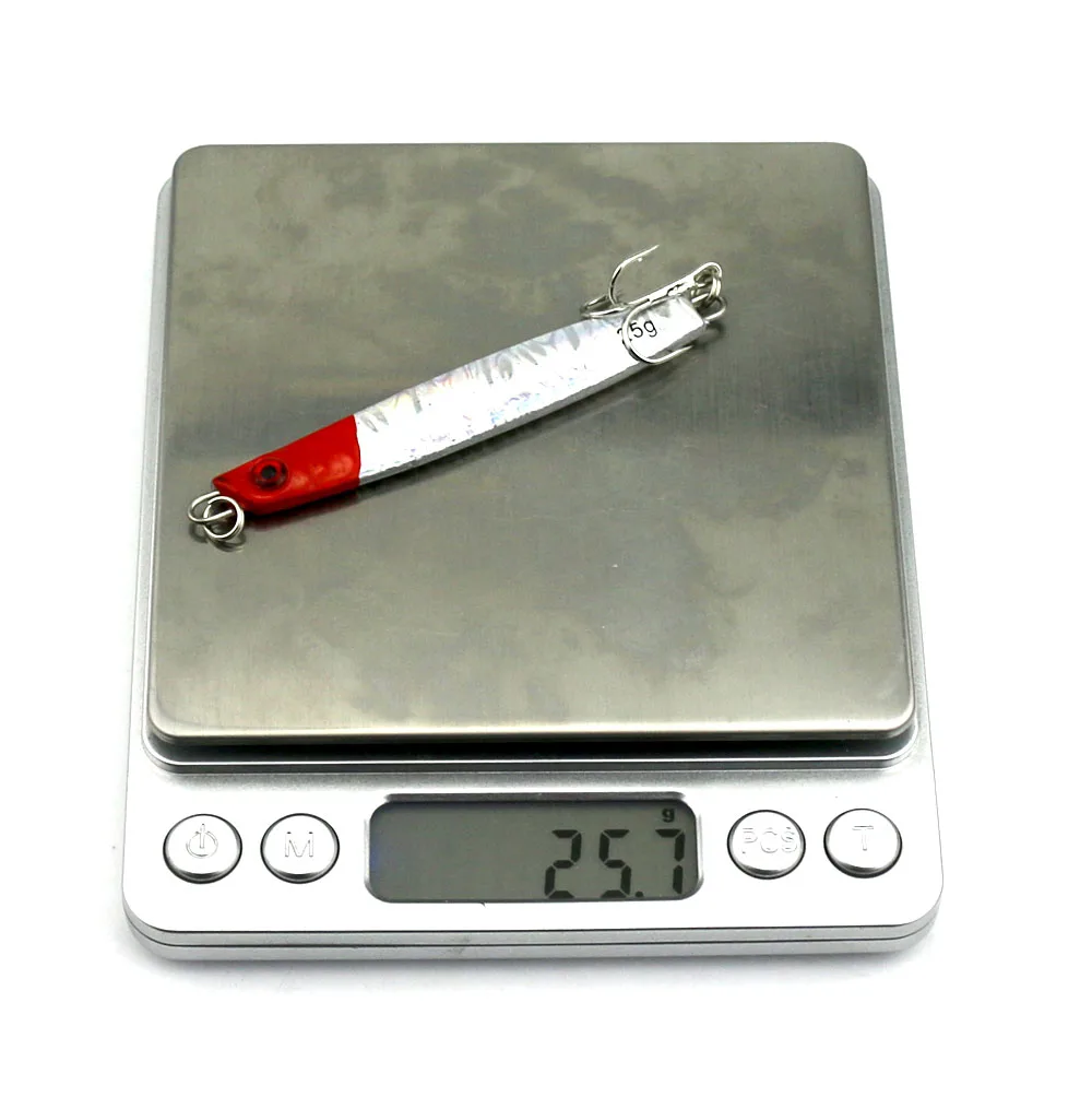 

50pcs Metal Fishing Lures 75mm 25g isca artificial Jigging Lead Fish Metal Bait jigs Lures pesca pike Fishing Tackle