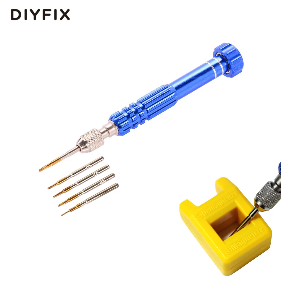 Набор прецизионных электрических отверток DIYFIX S2 стальные биты для iPhone рандомные