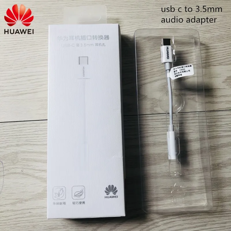 Оригинальный huawei type C USB до 3 5 мм аудиокабель для наушников адаптер Mate 10 Pro P20
