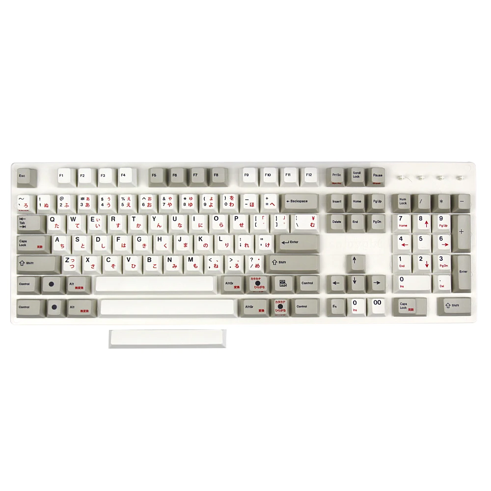 Enjoypbt черные и красные японские брелки Вишневый профиль Due sub 117 клавиши для cherry mx
