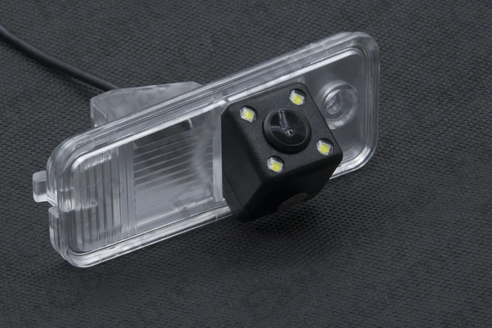 4LED водонепроницаемая CCD Автомобильная камера заднего вида резервная для