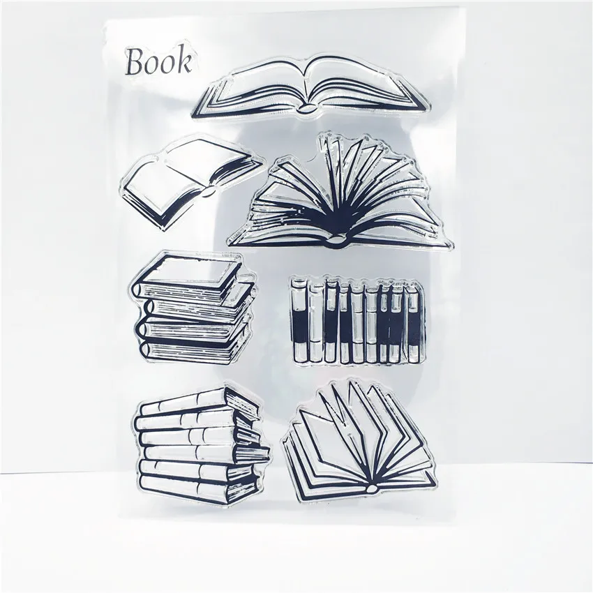 

PANFELOU Knowledge book Transparent Clear Silicone Stamp/Seal for DIY scrapbooking/photo album Decorative clear stamp sheets