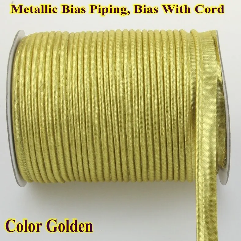 Бесплатная доставка металлическая уклонистая лента с шнуром Золотой/золотой