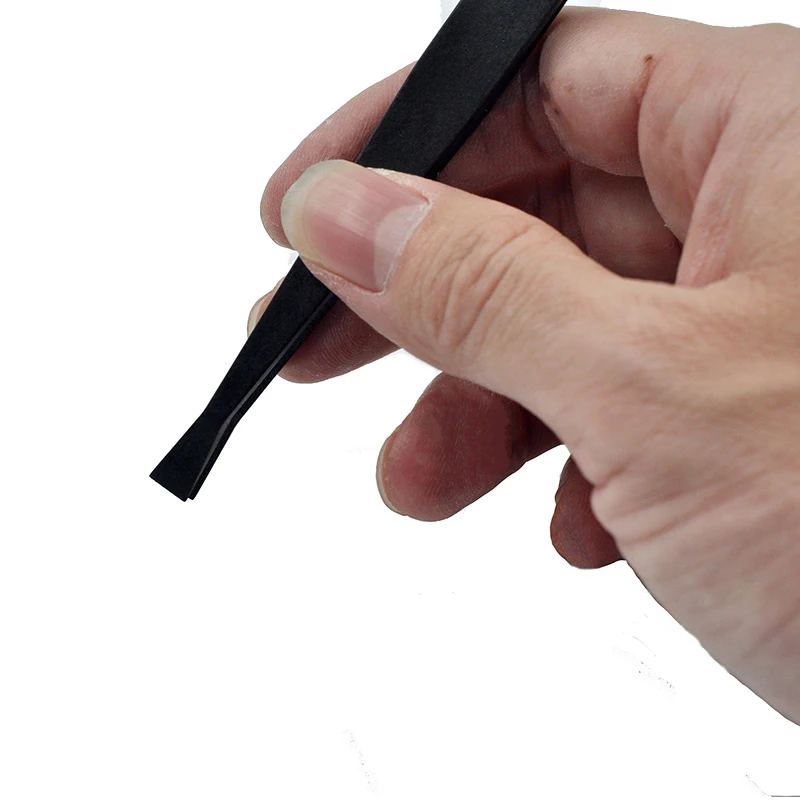 6 шт. антистатические пластиковые пинцеты из углеродного волокна для