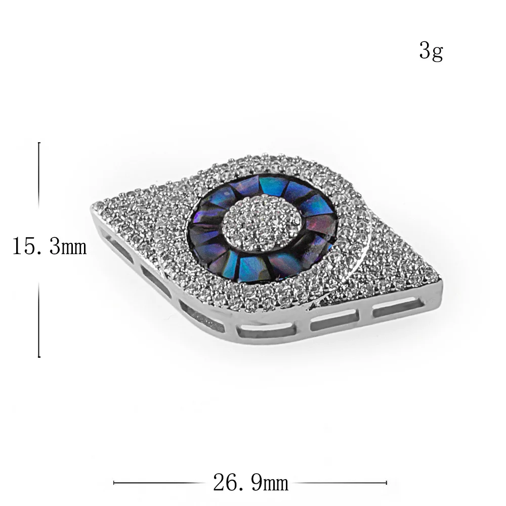 ZSS294 Complete animal charms bracelet jewelry connector accessories for diy bracelet making copper zircon micro pave cz wholesale - Цвет: ZSS294