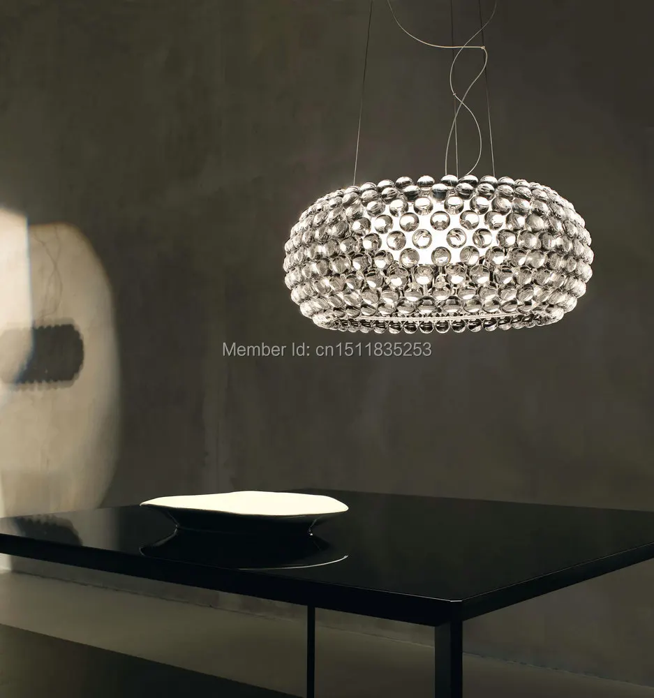 Современный светодиодный подвесной светильник диам. 35 см 50 65 Foscarini Caboche Ball для