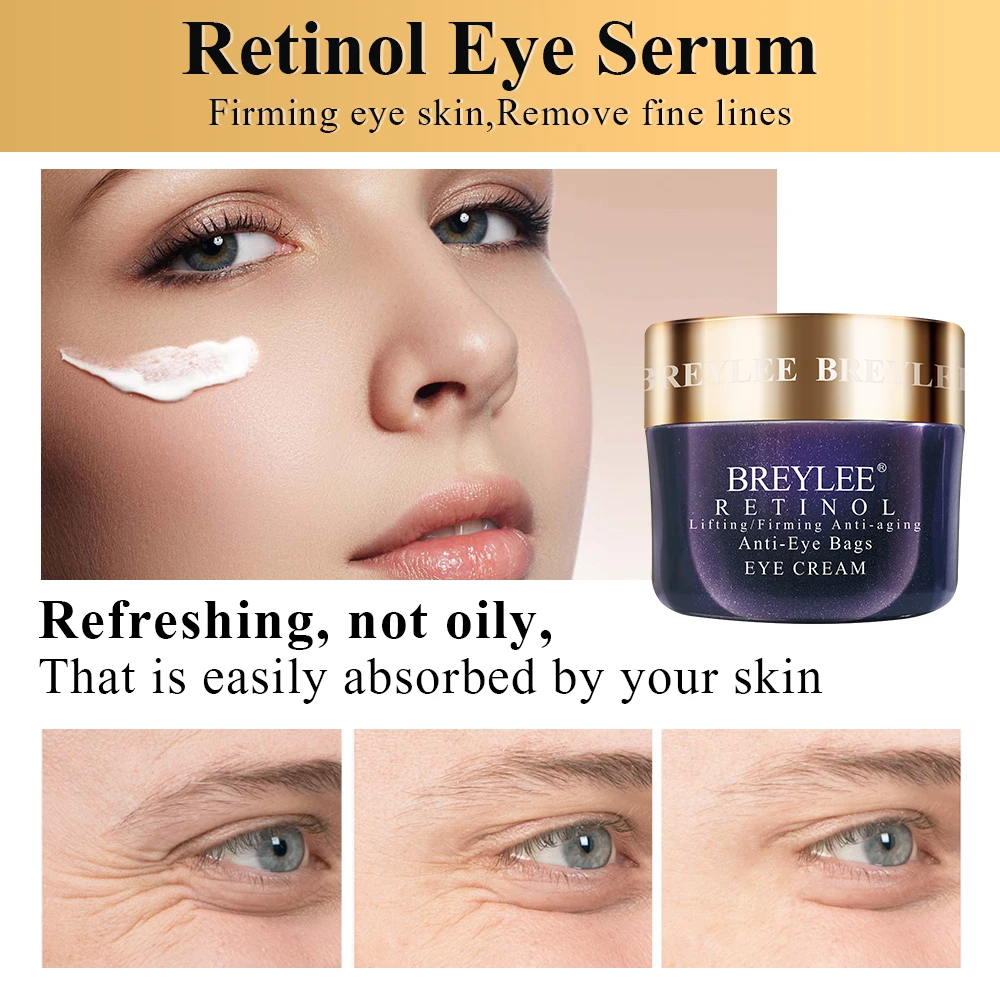 Breylee Retinol крем для лица от морщин набор ухода за кожей с омолаживающим эффектом