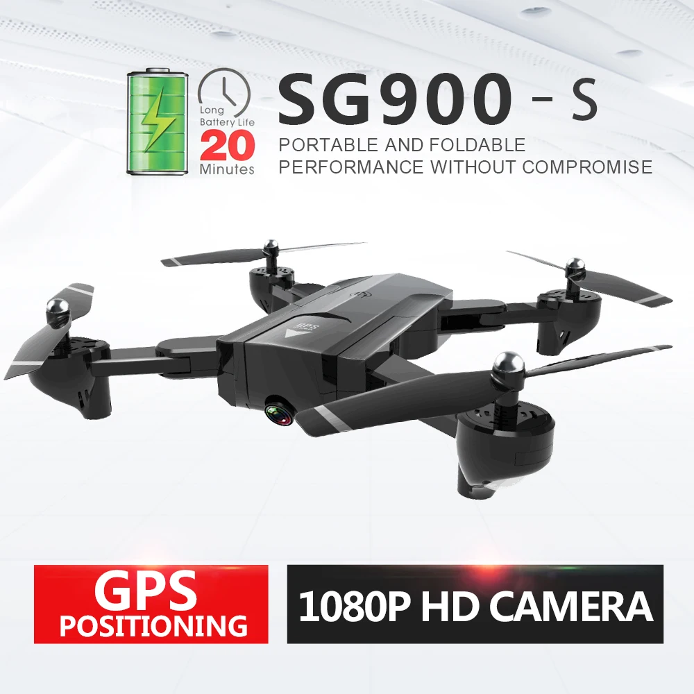 Новый SG900 S SG900s Дрон с GPS камерой 1080 P Профессиональный RC FPV Wi Fi дроны Follow Me (следуй за