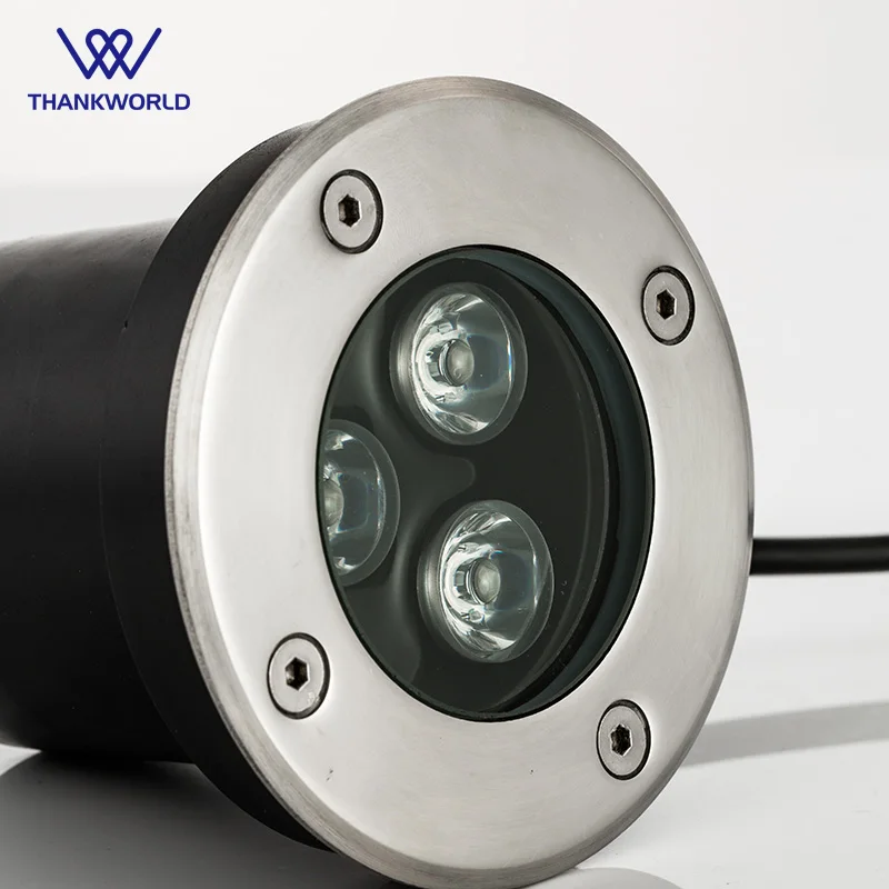 

VW Luminaire led underground lights IP67 Buried Outdoor recessed floor Lighting 3W Path Garden lamp inground Landscape fixture