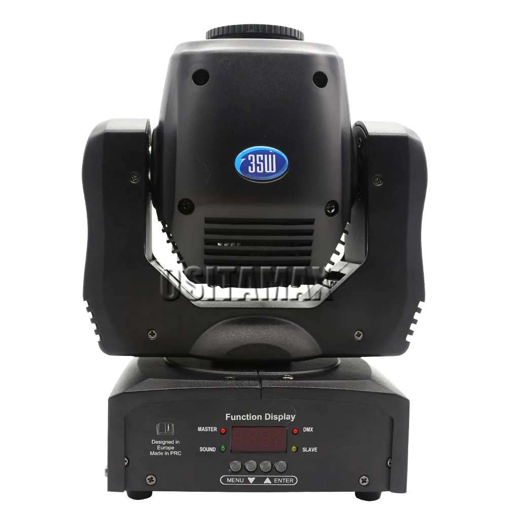 Миниатюрный светодиодный прожектор с движущейся головкой 2 шт. 35 Вт DMX512