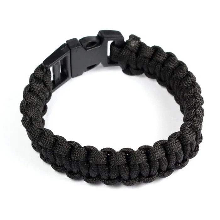 Браслет Paracord 21 см 550 веревка для выживания гладкая Пряжка палатка плотный