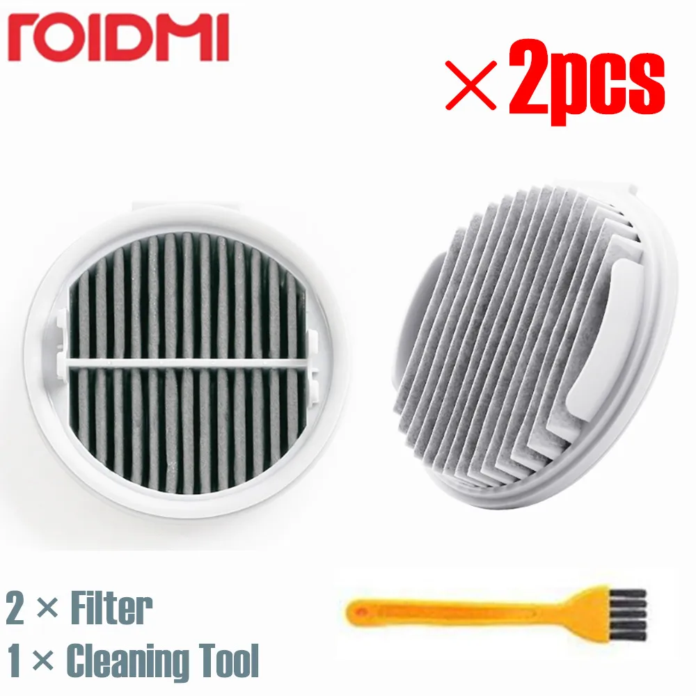 2pcs XIAOMI ROIDMI эффективный HEPA беспроводной пылесос фильтр для XCQLX01RM беспроводной пылесос - Цвет: 2pcs