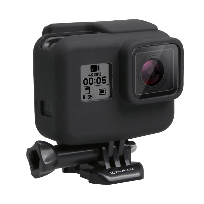 PULUZ мягкий чехол для GoPro HERO 7/6 черный корпус крышка силиконовый защитный +