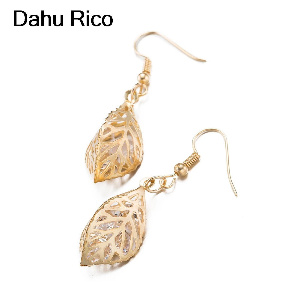 Серьги-подвески tai boucle d oreille glass voor vrouwen maitresse rosegold gouden friends importados a Dahu Rico | Украшения