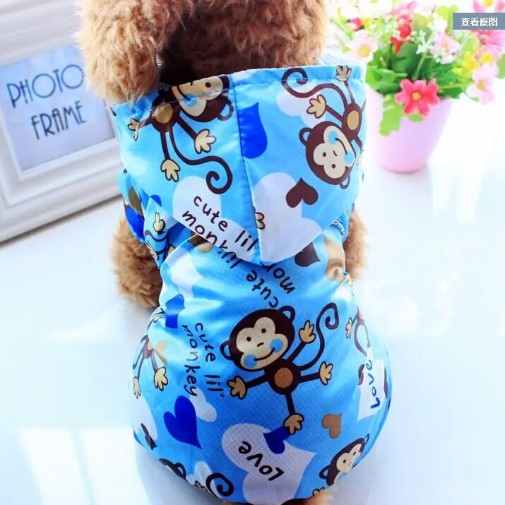 GLORIOUS KEK New Arrival Dog Raincoat for Small Dogs Waterproof Pet Clothes Outdoor Clothing Cat Hooded | Дом и сад