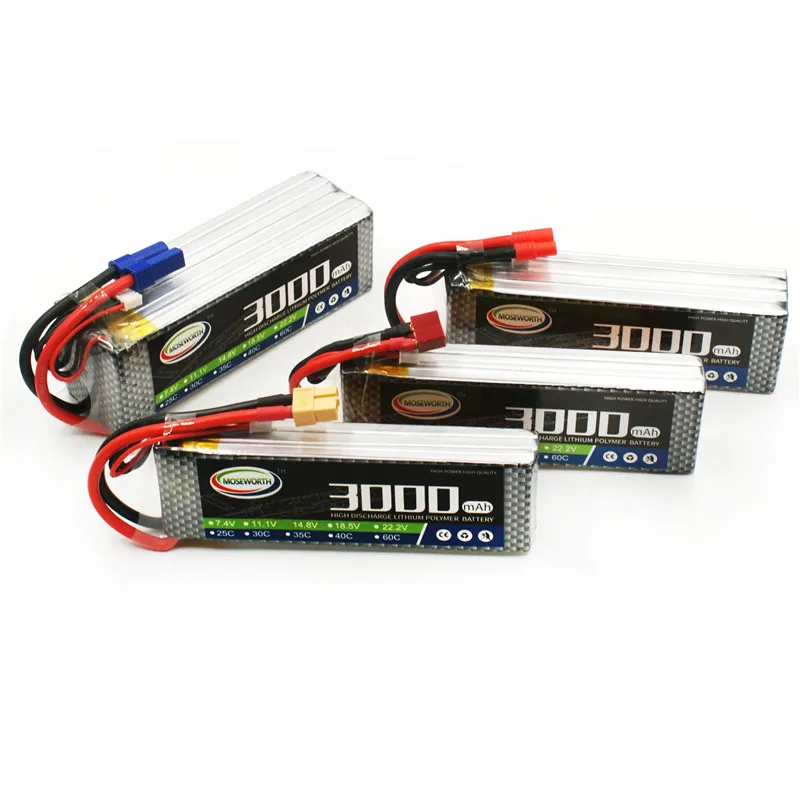 4S 14 8 V 3000 мА/ч 40C Lipo Батарея для дрона с дистанционным управлением самолет