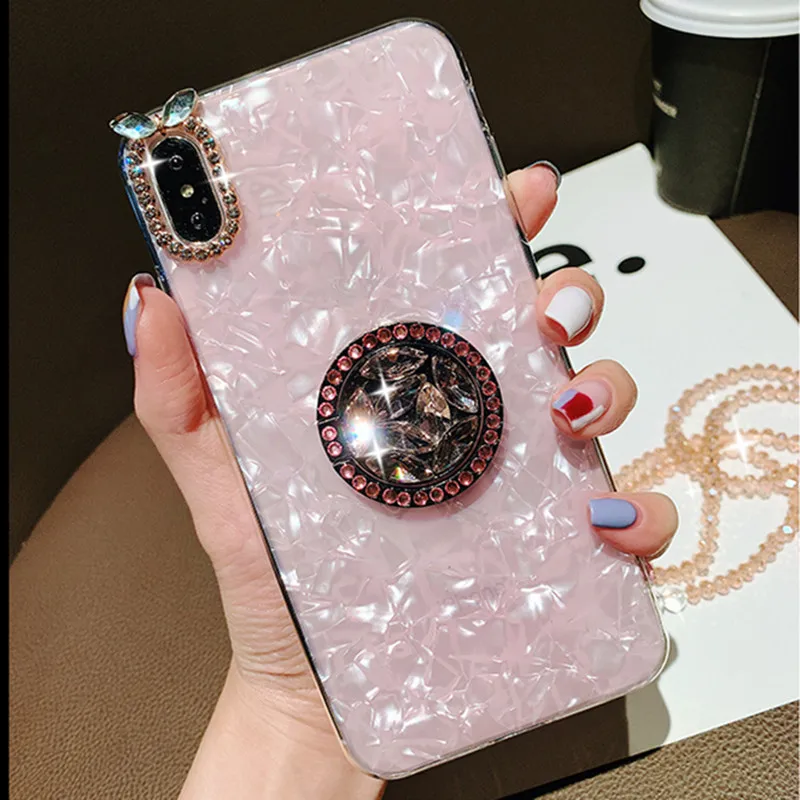 Роскошный мягкий чехол для телефона в стиле ретро с раковиной Huawei P30 Pro P20 Plus Lite Nova4