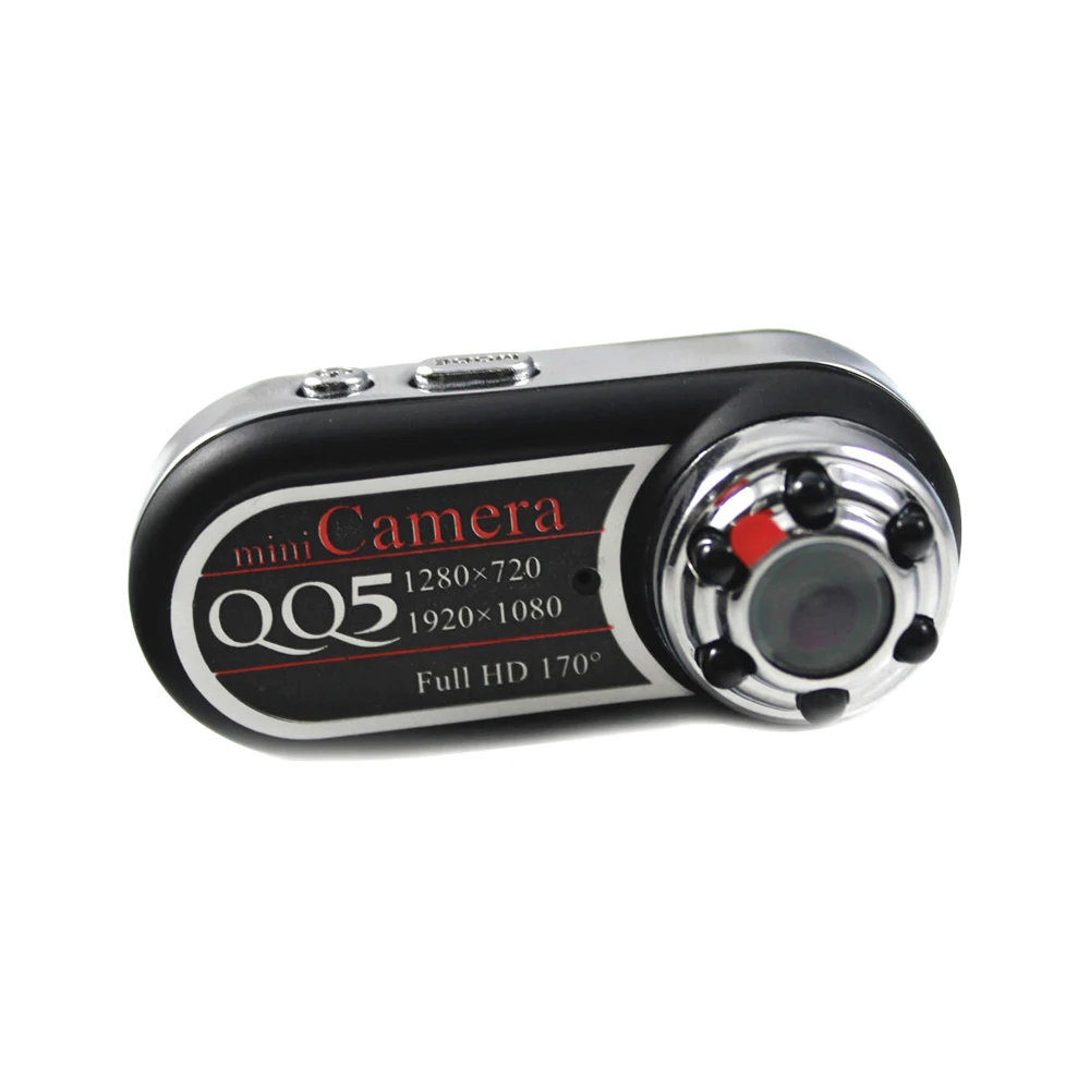 Mini QQ5 Camera Full HD 1080P Infrared Night Vision DV 720P Camcorder Webcam 170 Wide Angle Motion Detection cam | Электроника