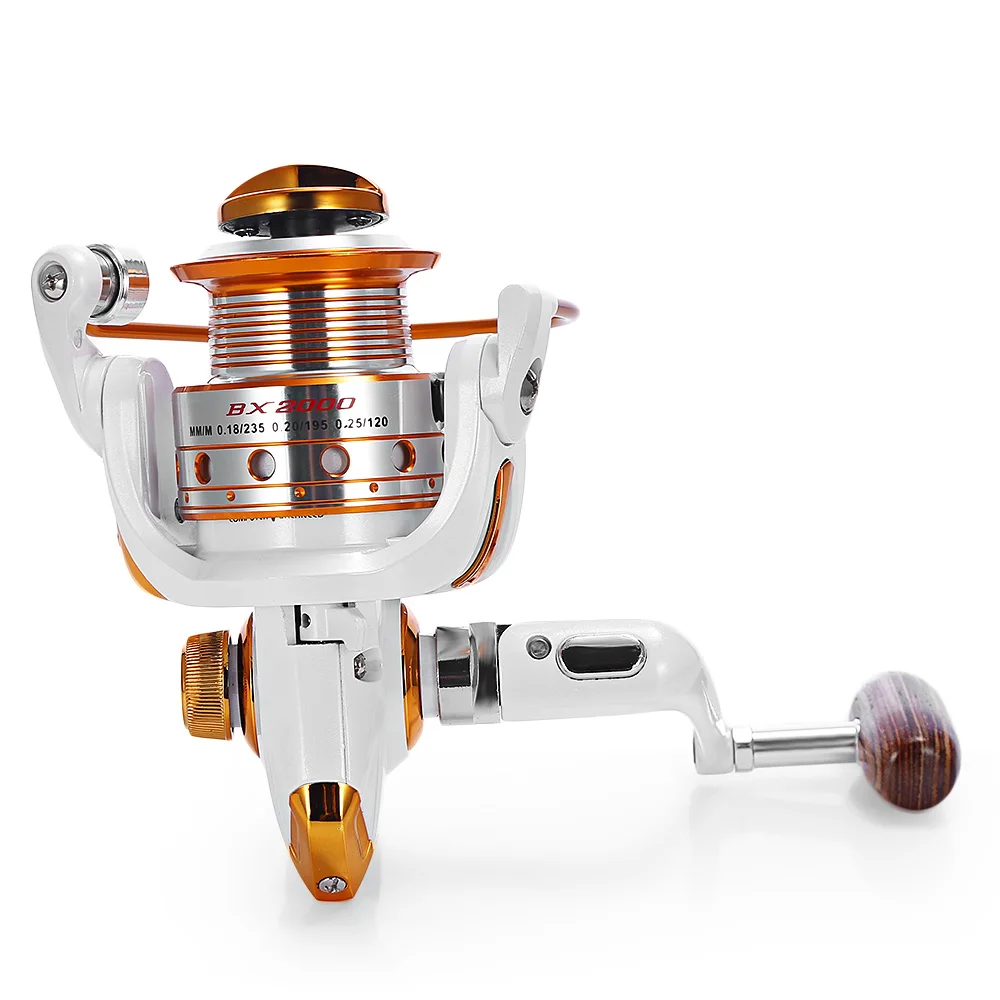 YUMOSHI 12+1BB 500-9000Series 5.5:1/5.2:1 Fishing Spinning Reel Full Metal Saltwater Sea Carp | Спорт и развлечения