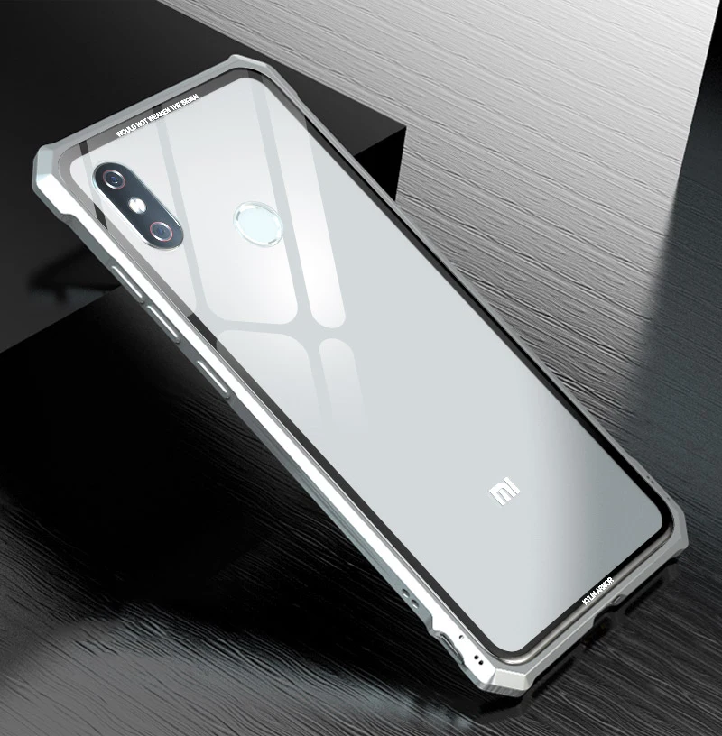 Для Xiaomi mi 8 чехол Роскошный Жесткий металлический алюминиевый сплав прозрачное стекло Броня противоударный чехол для телефона mi 8 Explorer чехол