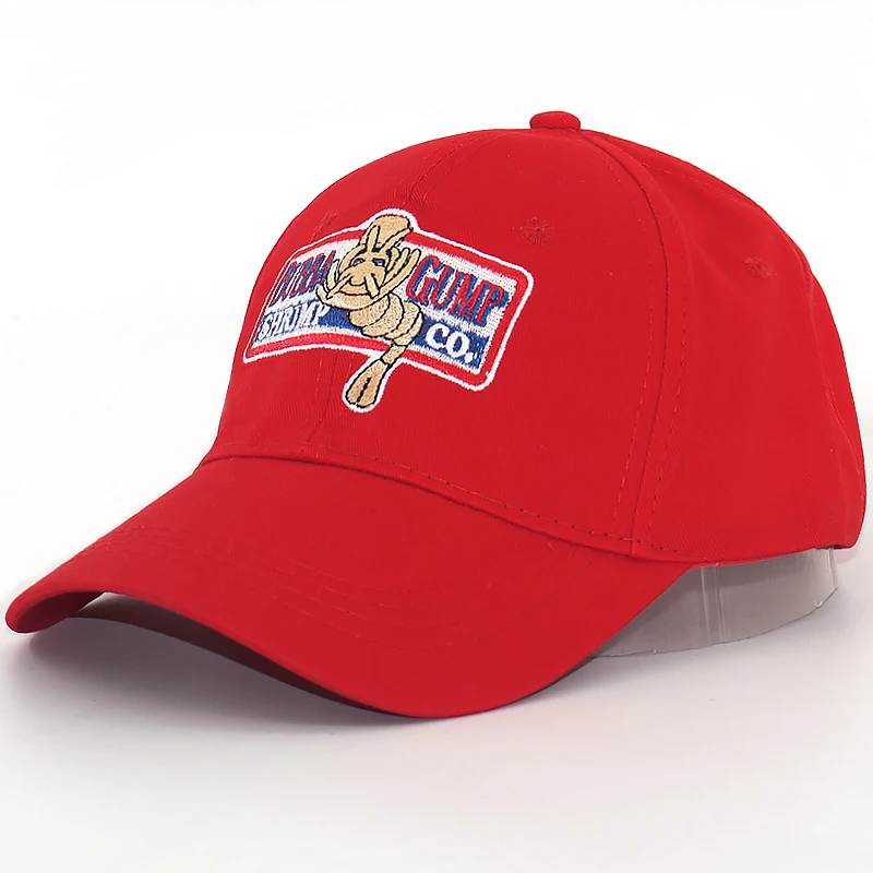 Бейсболка BUBBA GUMP с вышивкой креветки хлопковая Регулируемая бейсболка gump в стиле