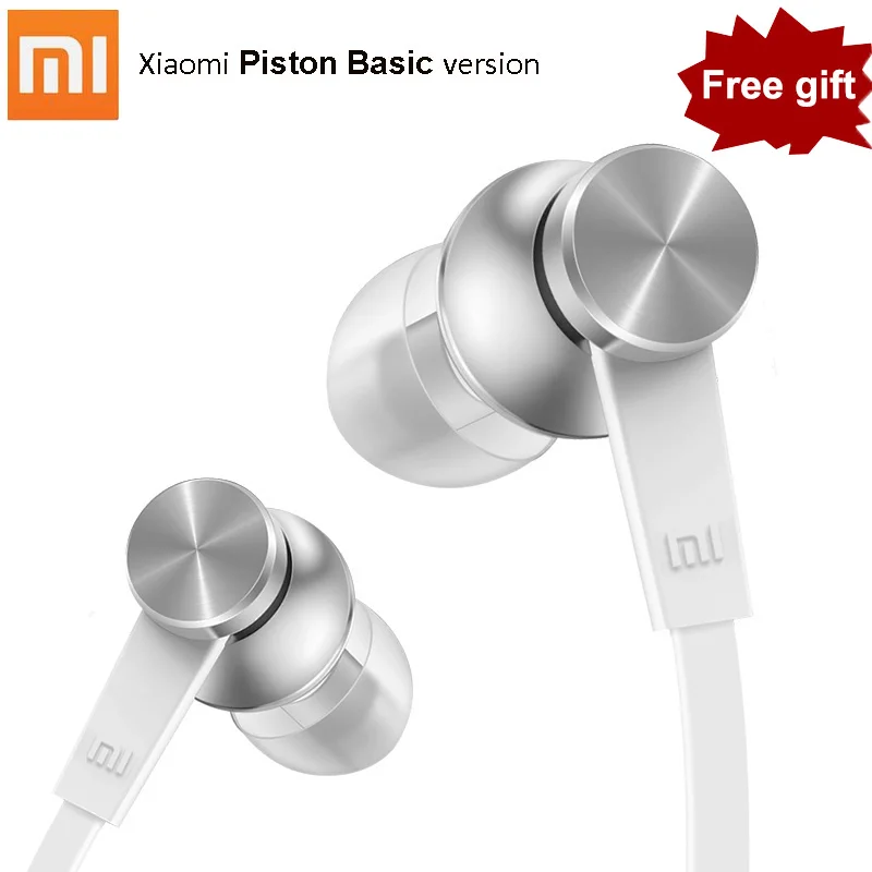 Оригинальные наушники Xiaomi Piston 3,5 мм с 3-мя басами, базовая версия, гарнитура с пультом дистанционного управления и микрофоном для Xiaomi huawei samsung iphone и т. Д