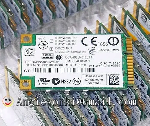 

WiFi Link 5300 PCI-E Wireless WLAN Card 533ANMMW 802.11n For Dell d420 d430 d630 d620 D830 D820 xps 1520 Toshiba Acer 5930g