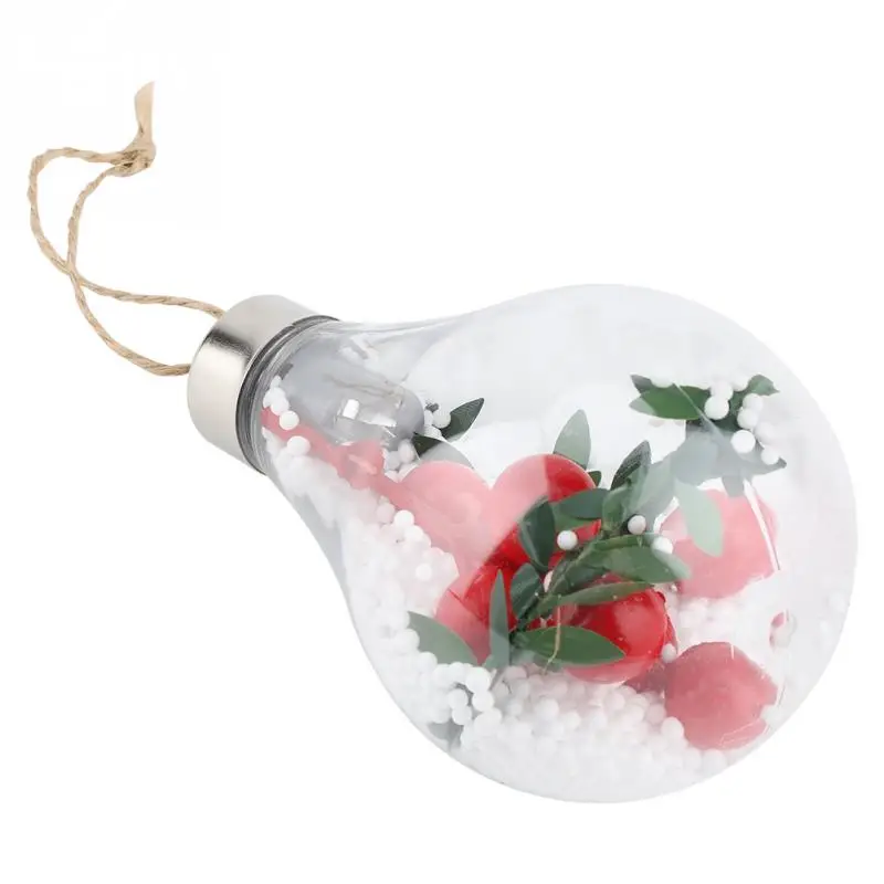 Navidad рождественское освещение luces led Decoracion пеньковая веревка Подвесная лампа шар