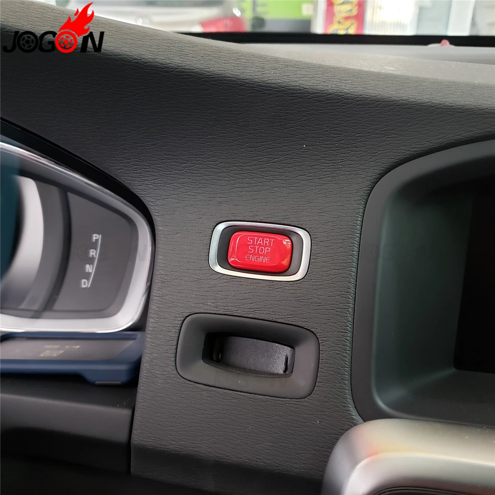 Крышка кнопки включения и остановки двигателя для Volvo V40 V60 S60 XC60 S80 S80L V70 XC70 красное