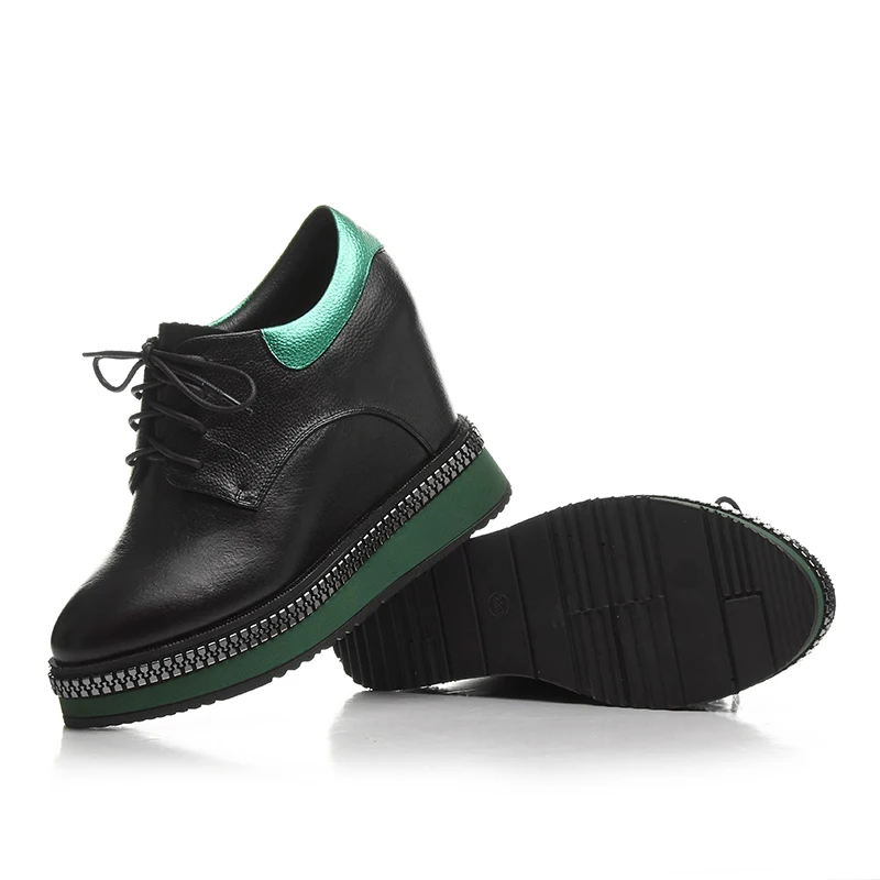 Новинка 2017 года сезон весна осень модные женские туфли из натуральной кожи на