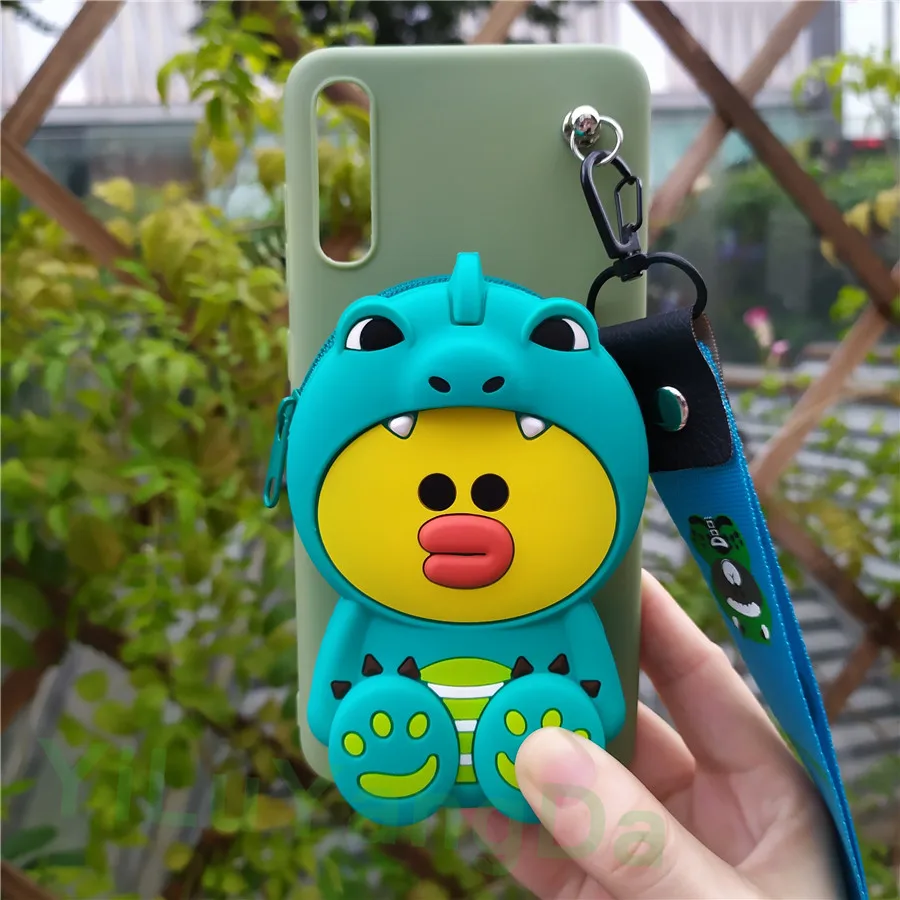 Dragon Sally Wallet Милый мультяшный чехол-кошелек на молнии для телефона Huawei P10 Plus P20 P30 Mate 9 10 20X30 Pro Lite Мягкий силиконовый чехол Coque Fundas - Цвет: Dragon Sally Wallet