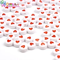 olingart 74mm 100pcs round mixed multicolor silver color acrylic beads solid diy bead bracelet choker necklace jewelry making