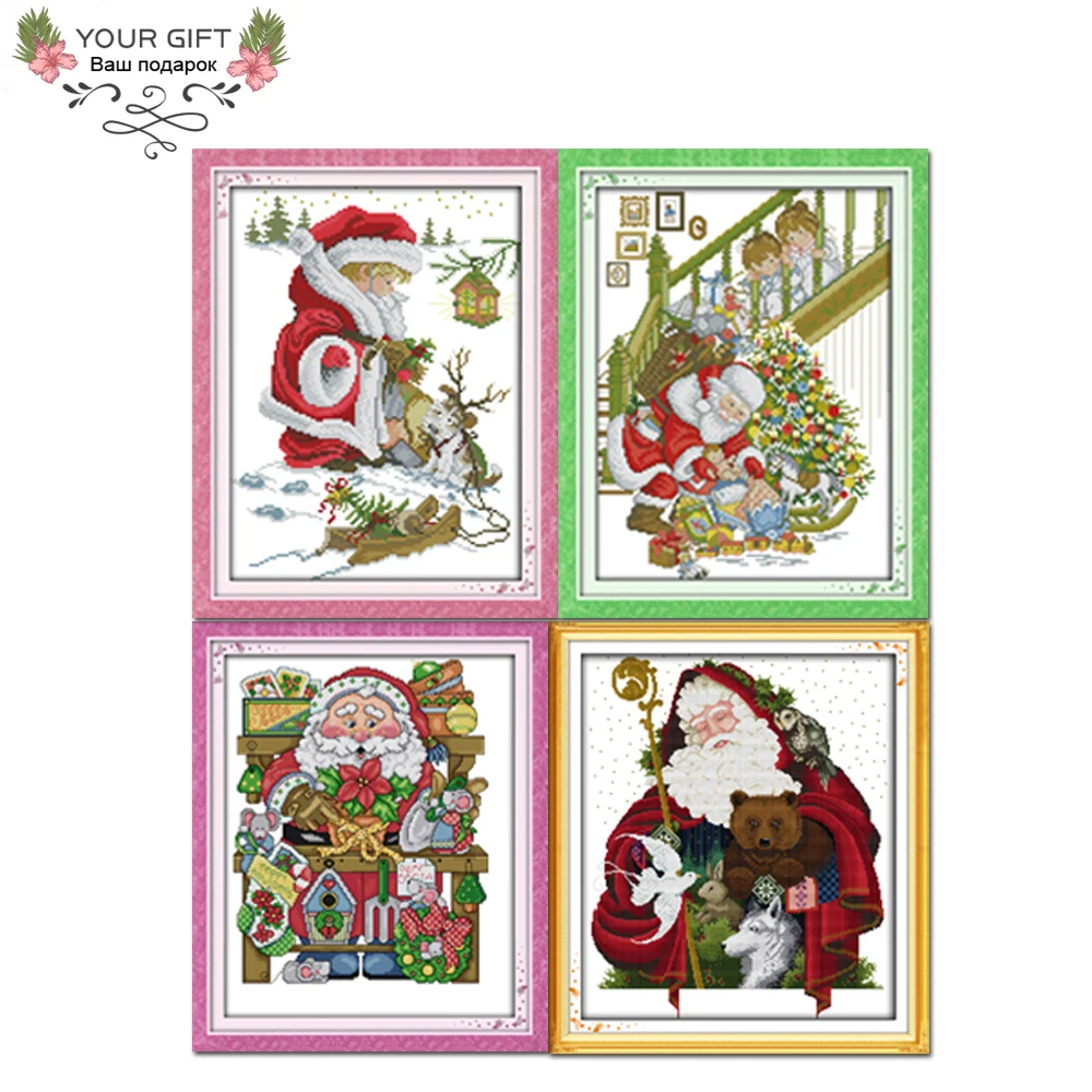 Joy Sunday R308 (1) (4) (6) (7) Бесплатная доставка украшения для дома наборы крестиков с