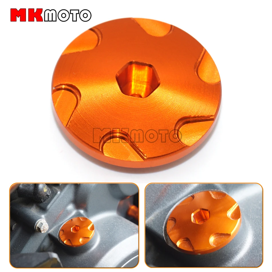 

Крышка двигателя мотоцикла CNC, цвет оранжевый, для KTM Duke 125 200 390 Duke
