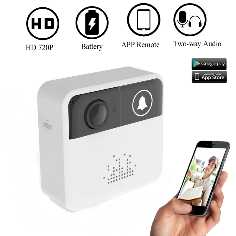 DAYTECH беспроводной видео дверной звонок камера кольцо WiFi сигнализация Chime