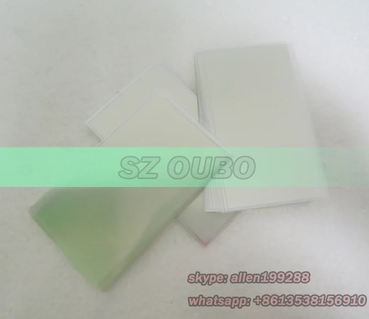 250um thickness OCA optical clear adhesive for s5 Double side glue sticker Samsung i9600 LCD touch screen repair 50pcs/lot | Мобильные