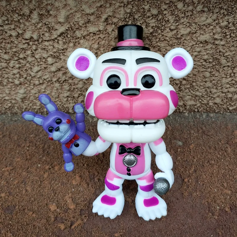 Игрушки Five Nights At Freddy's, ПВХ, 10 шт., фигурки, куклы-медведи из винила FNAF Бонни и Чика Foxy Freddy Fazbear, кукла