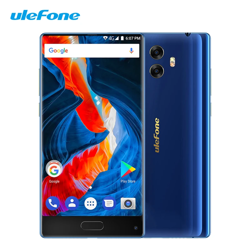 Ulefone Mix S 4 г 5.5 дюймов 18:9 ободок менее Android 7.0 ядра mtk6737 2 ГБ 16 13MP двойной камеры 3300 мАч