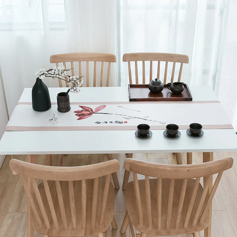 Традиционный китайский стиль чернил настольная дорожка современная мебель