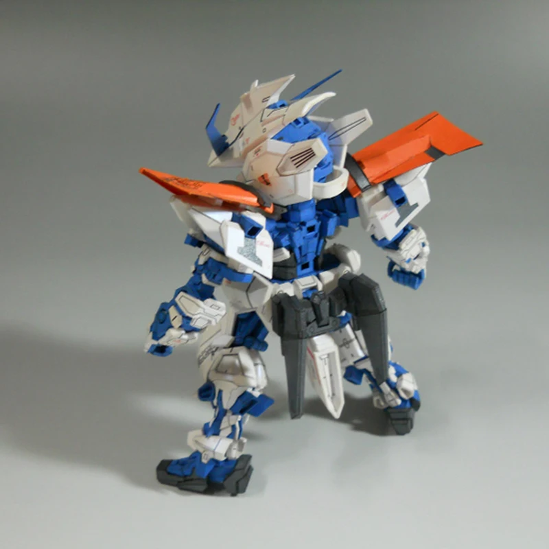 KPS оригинальная бумажная модель SD Blue Heresy GUNDAM DIY свободная линия без выреза фигурки