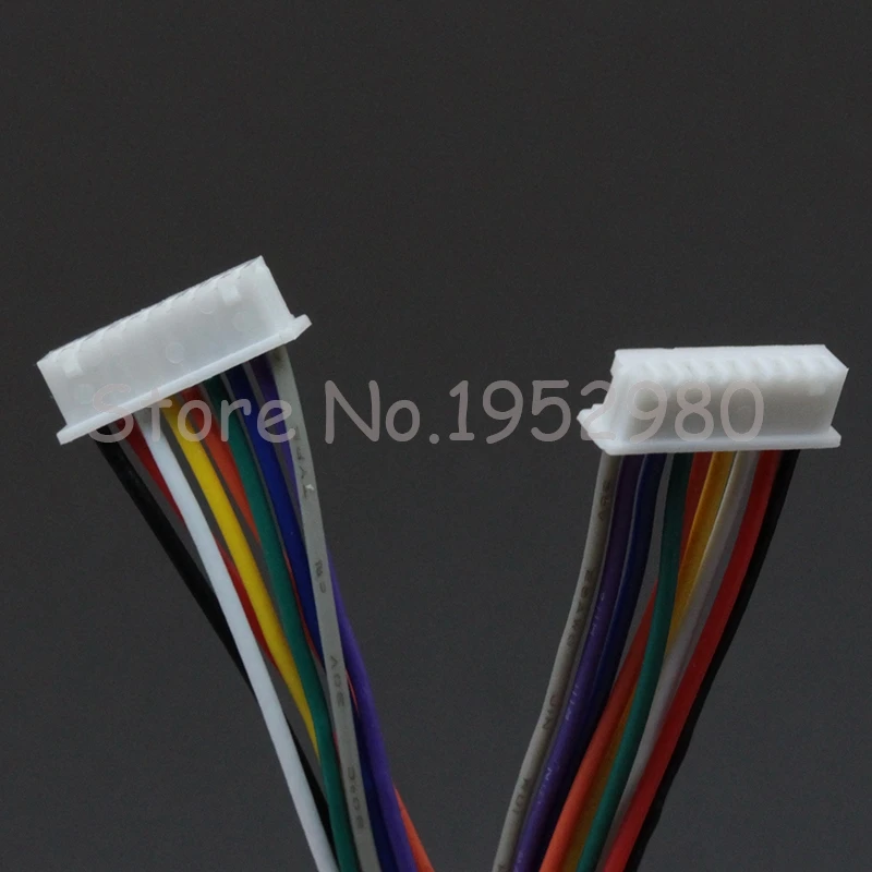 10 шт. Штекерный разъем 1 25 мм длиной 15 см 28AWG 2/3/4/5/6/7/8/9/10/11/12 контактов разноцветные